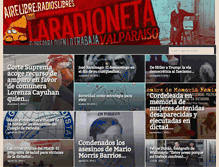 Tablet Screenshot of laradioneta.cl